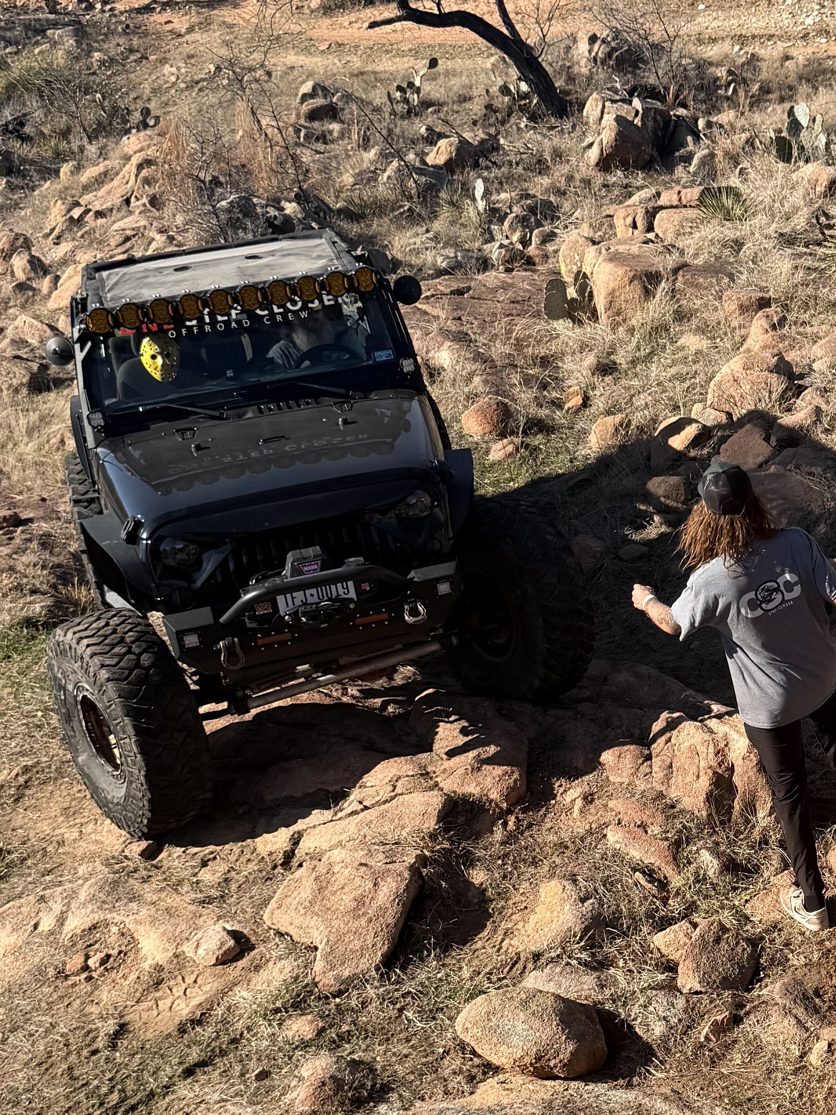 Brodie and his rig, Hardline