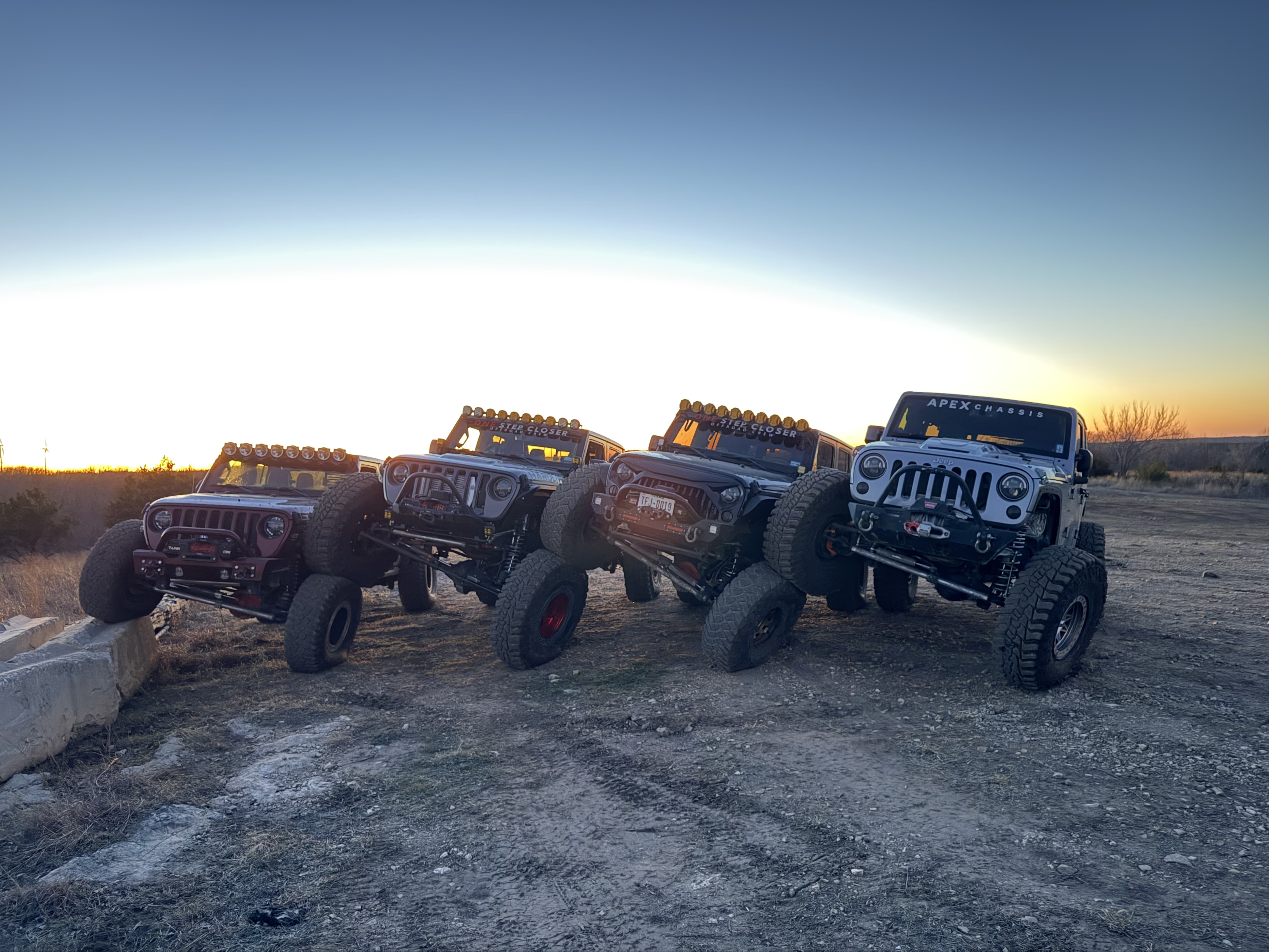 OSC fleet at golden hour